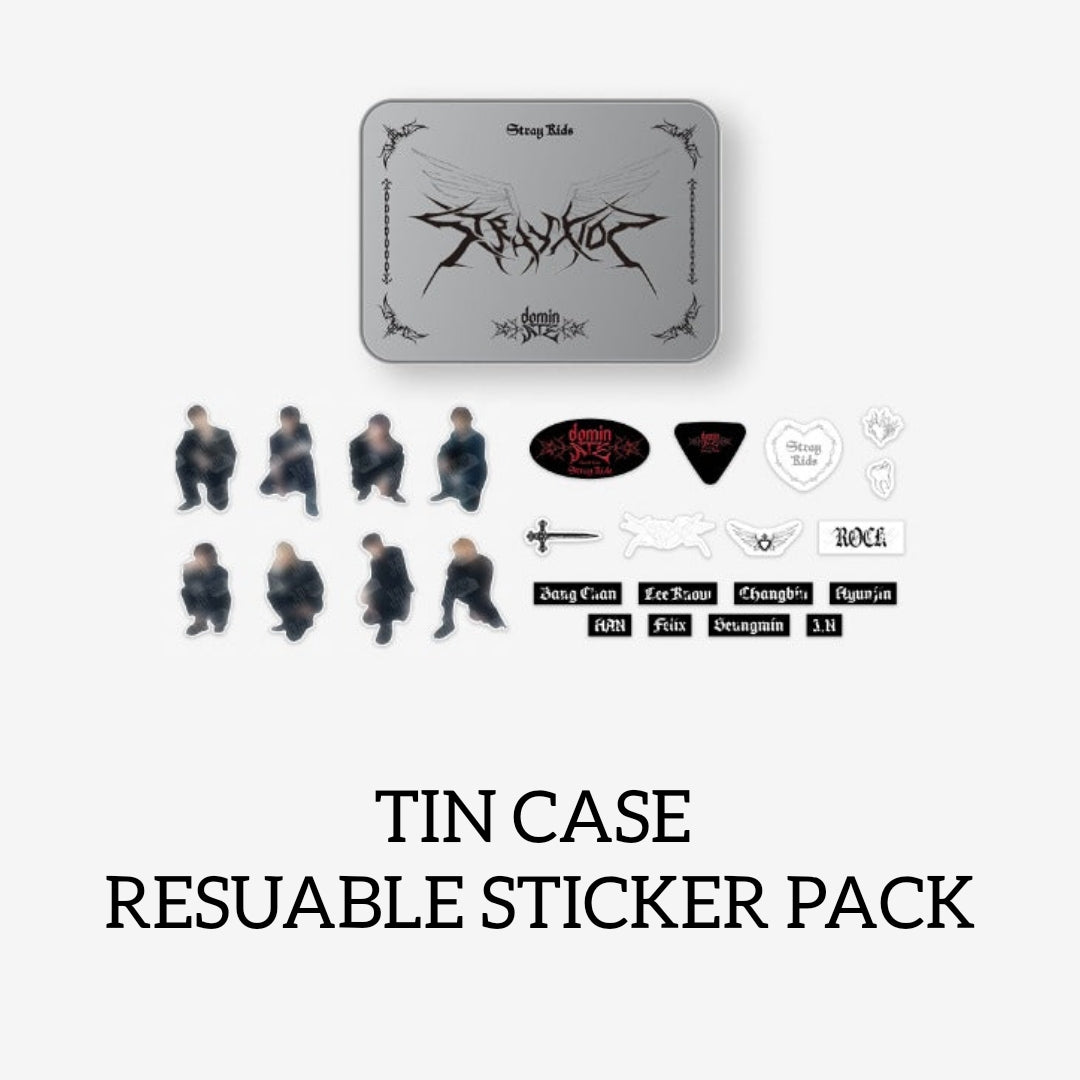 [Preorder] Stray Kids 'dominATE Seoul World Tour' - Official MD [Tin Case Resuable Sticker Pack]