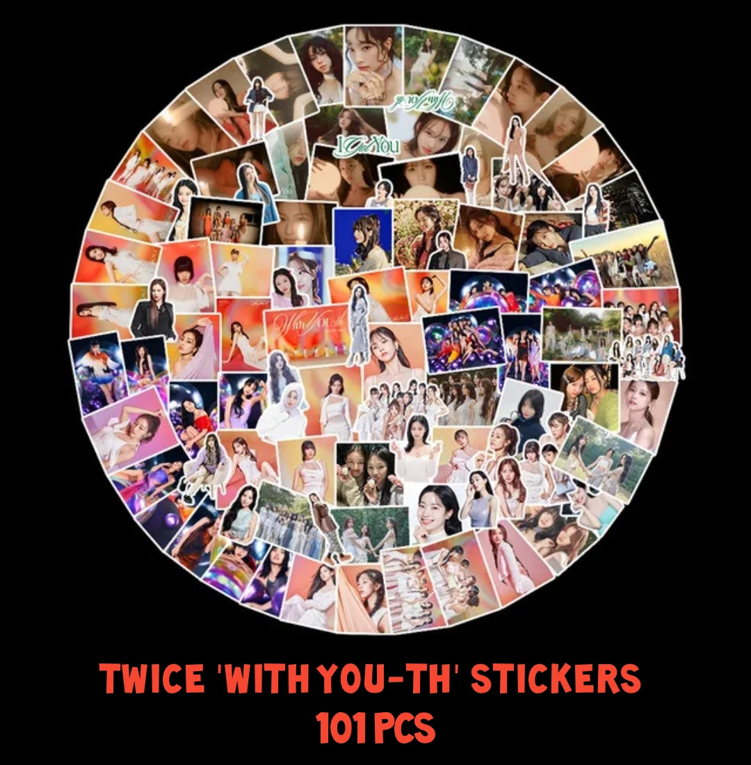 [On hand] Twice 'With YOU-th' Stickers (101 pcs)