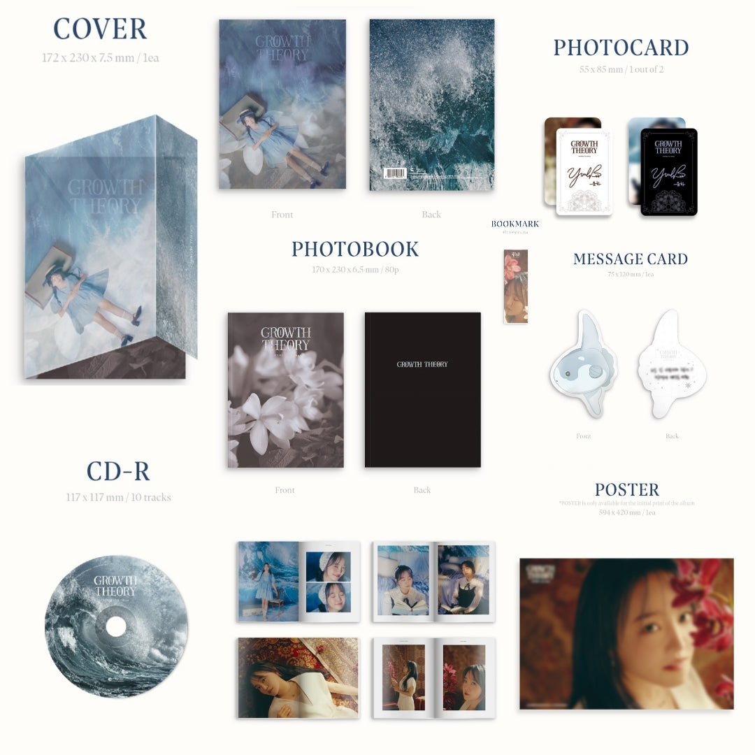 [Preorder] YOUNHA 7th Album 'GROWTH THEORY' (with P.O.B)