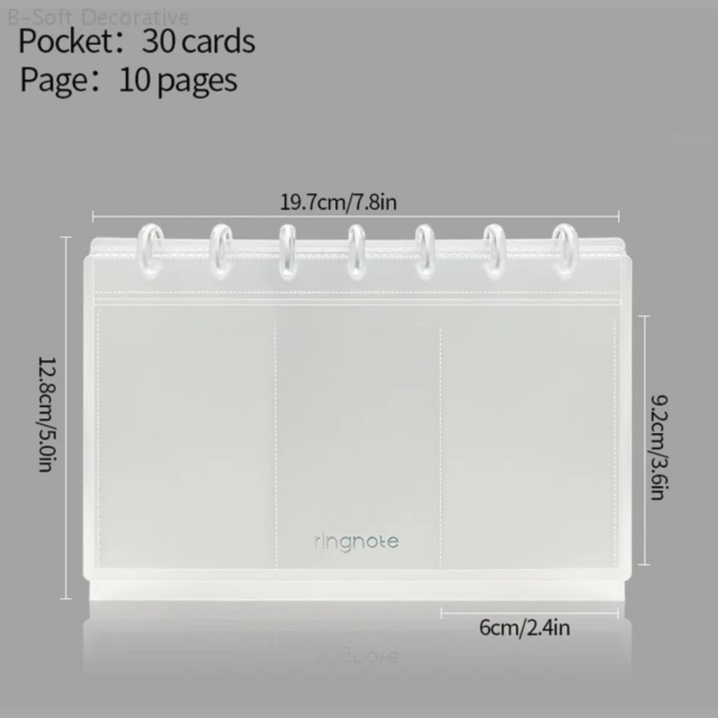 [Preorder] 3 Grid Desktop Photo Card Display Stand