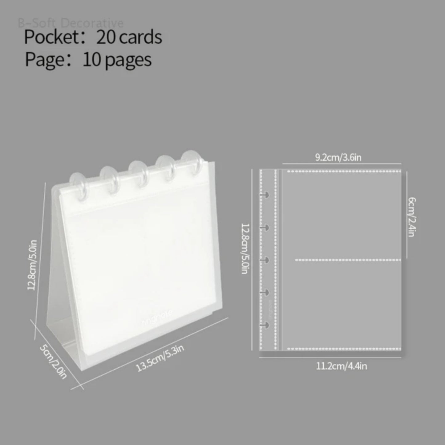 [Preorder] 2 Grid Desktop Photo Card Display Stand