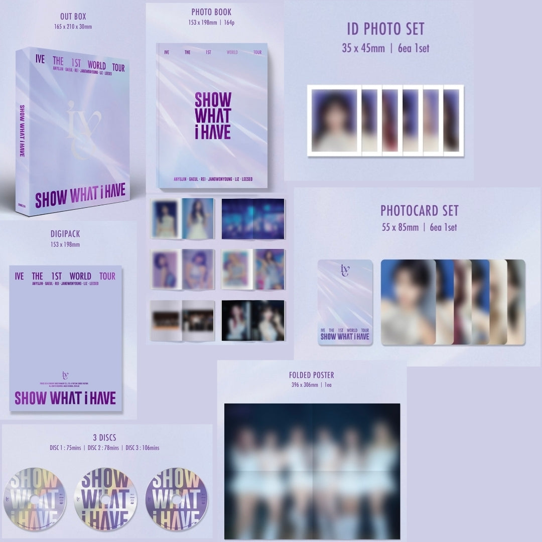 [Preorder] IVE - THE 1ST WORLD TOUR 'SHOW WHAT i HAVE' (DVD)