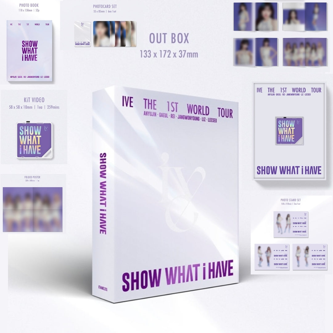 [Preorder] IVE - THE 1ST WORLD TOUR 'SHOW WHAT i HAVE' (KiT VIDEO)