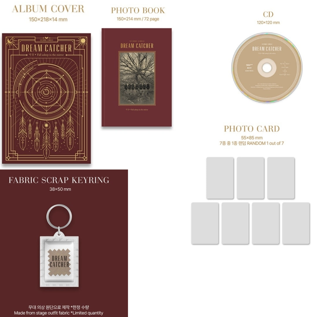 [PREORDER] DREAMCATCHER Second Single '악몽- Fall asleep in the mirror' (with P.O.B)