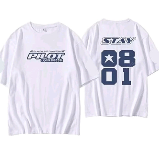 [On hand] Stray Kids 'PILOT : FOR ★★★★★' Cotton Tee