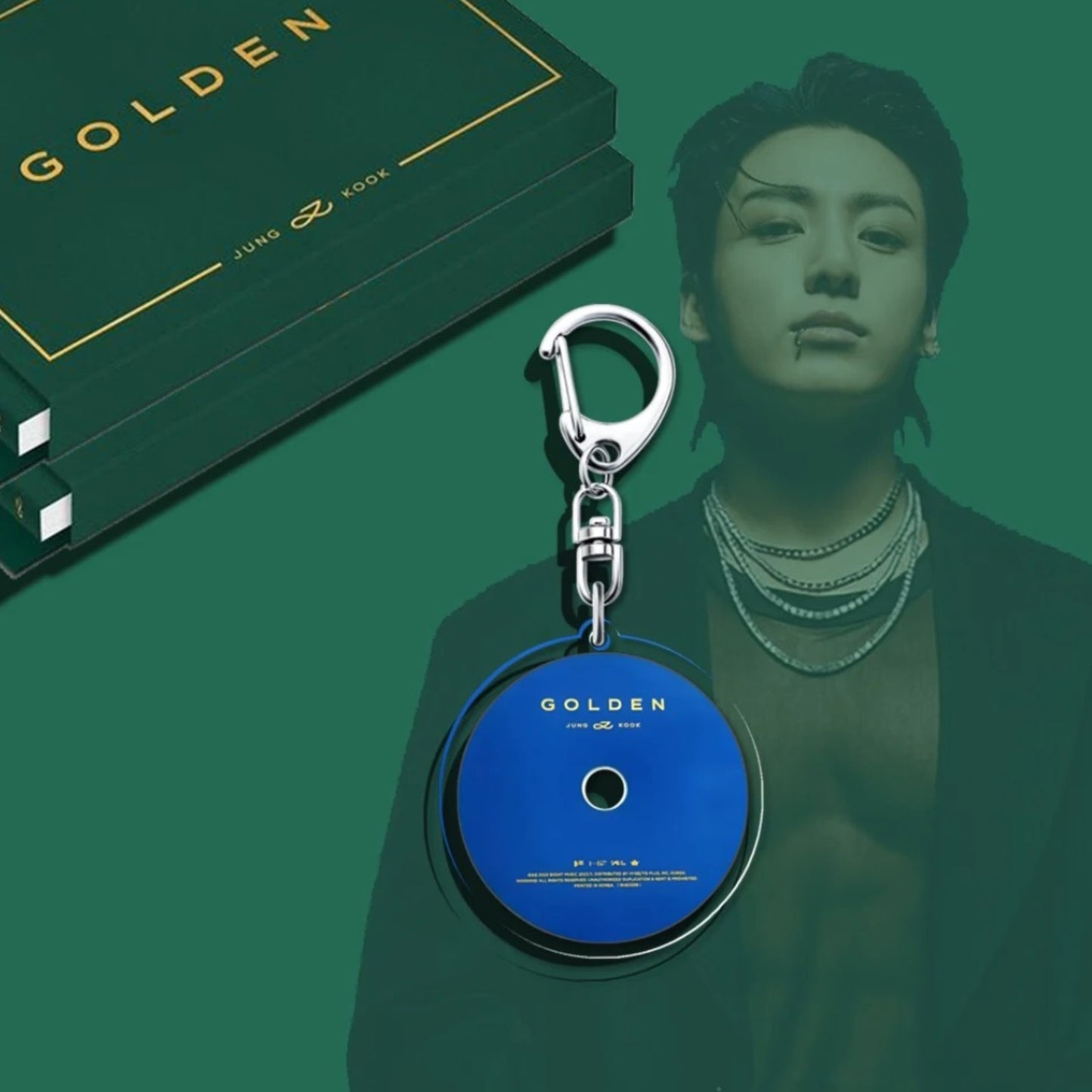 [On hand] Jung Kook 'Golden' Keychain