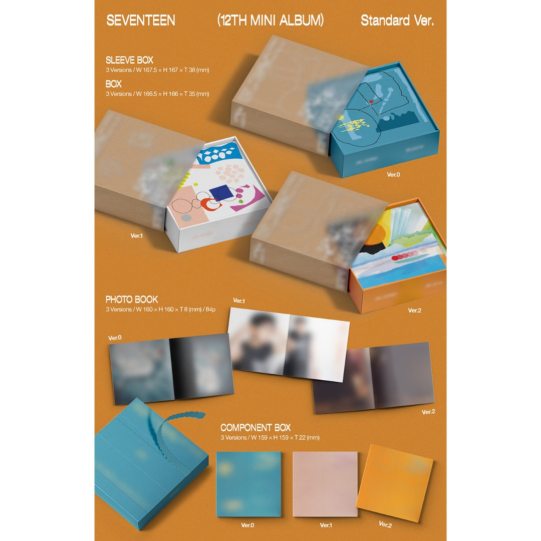 [Preorder] SEVENTEEN 12th Mini Album 'I FELT HELPLESS' (Standard ver) (Random)