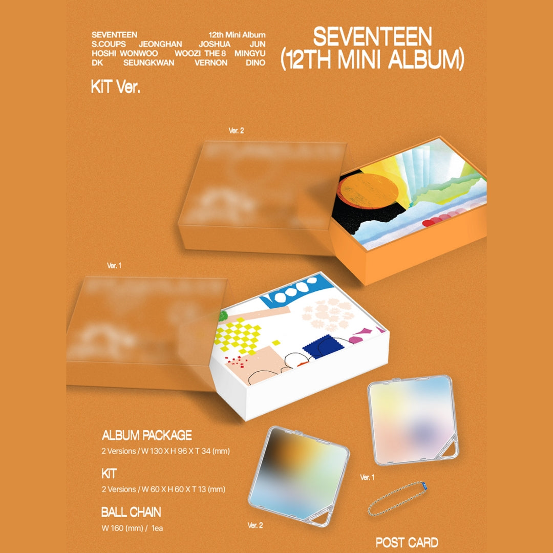 [Preorder] SEVENTEEN 12th Mini Album 'I FELT HELPLESS' (KiT ver) (Random)