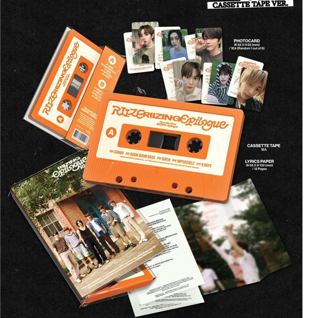 [Preorder] RIIZE 1st Mini Album 'RIIZING : EPILOGUE' (Cassette Tape ver)