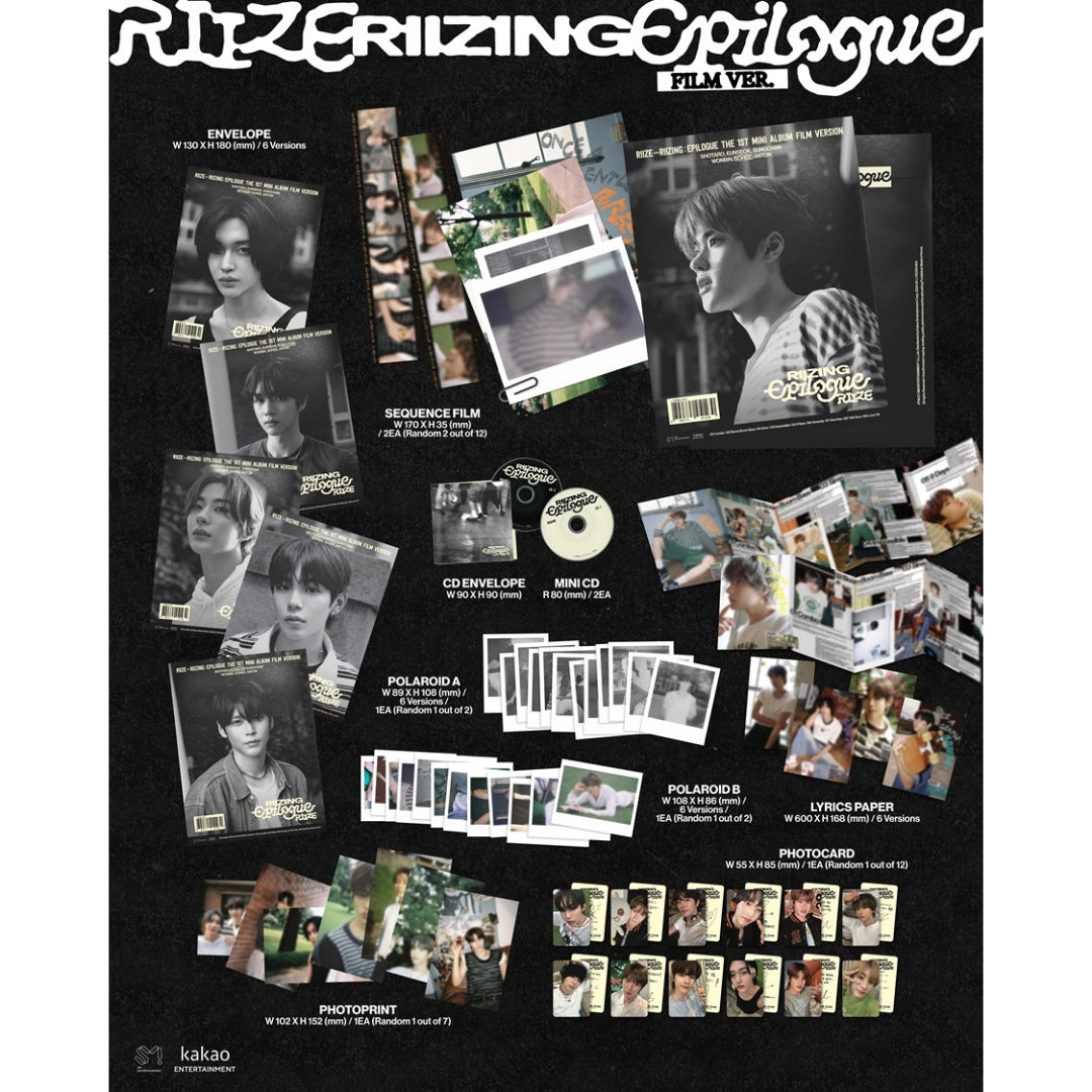 [Preorder] RIIZE 1st Mini Album 'RIIZING : EPILOGUE' (Film ver) (Random)