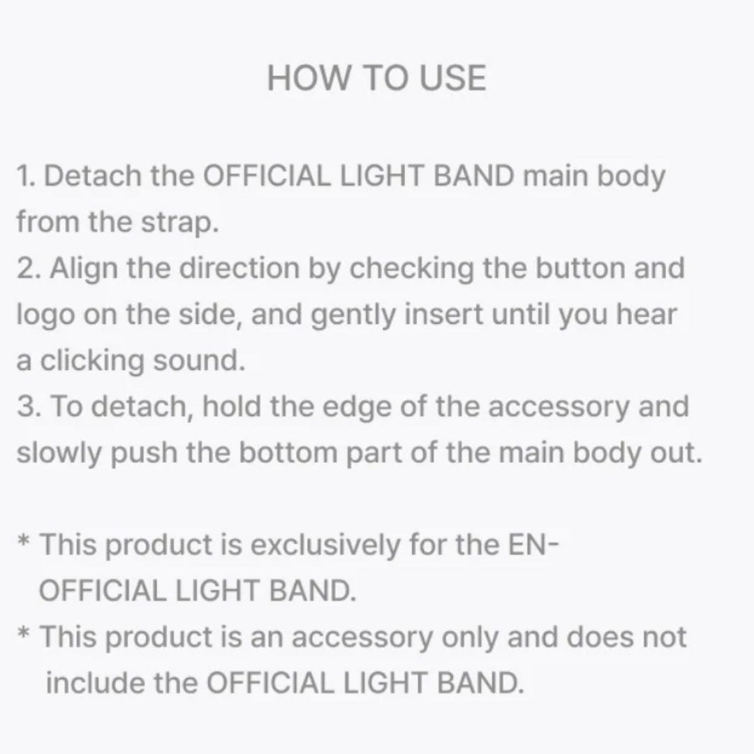 [Preorder] ENHYPEN Official LIGHT BAND ACC