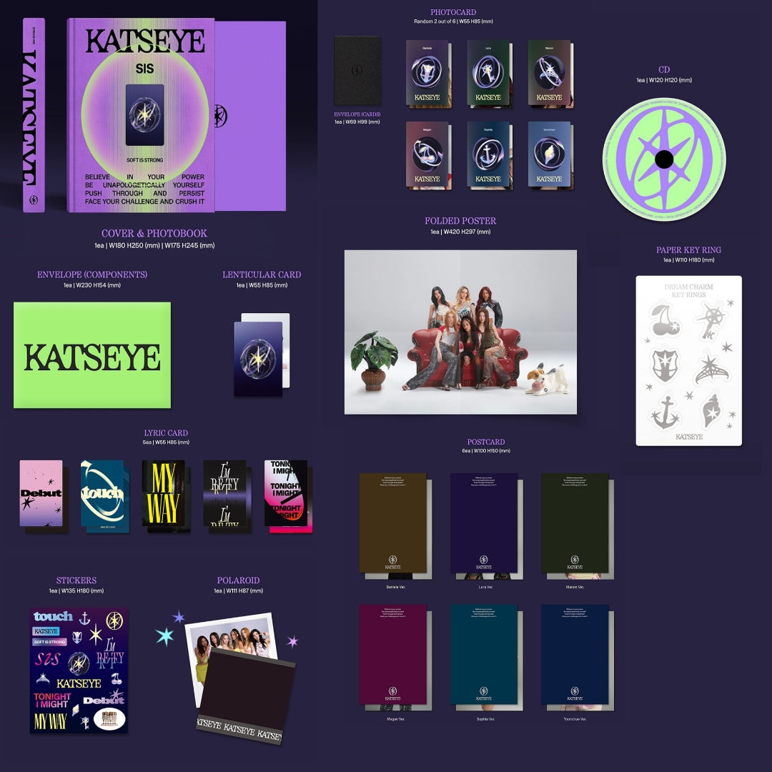 [Preorder] KATSEYE Debut Album 'SIS' (Soft Is Strong) (Random)