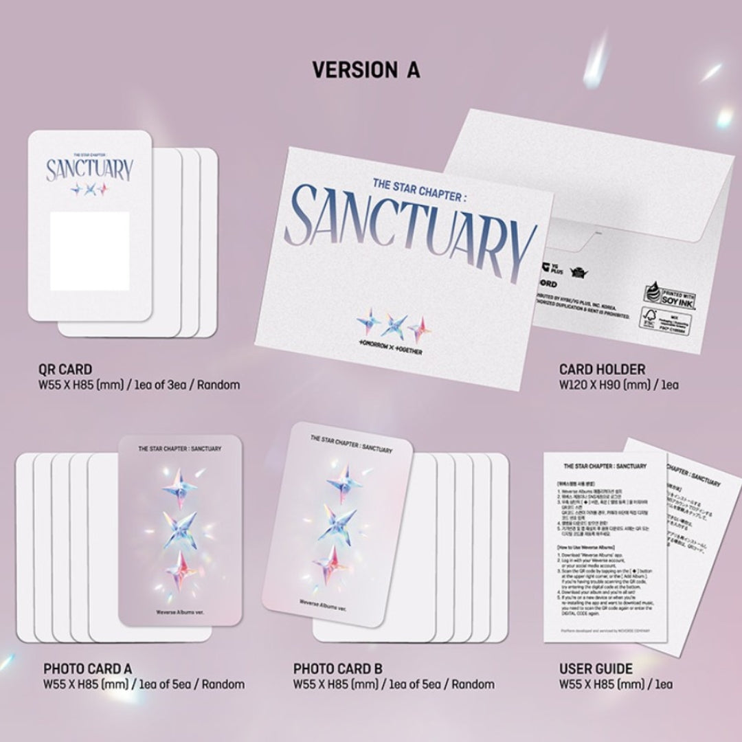 [Preorder] TXT - 7th Mini Album 'THE STAR CHAPTER: SANCTUARY' (Weverse Albums ver.) (Random)