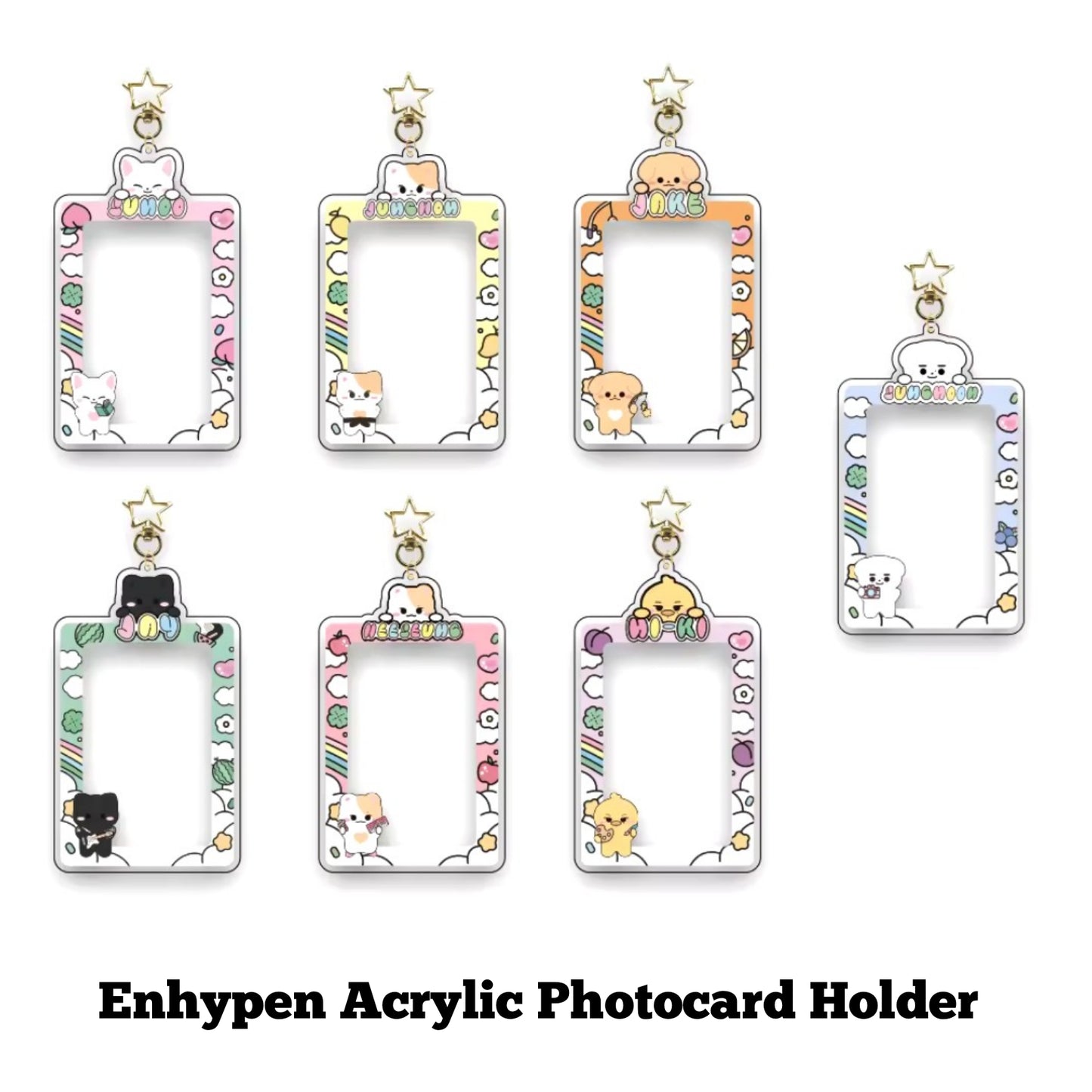 Enhypen Acrylic Photocard Holder