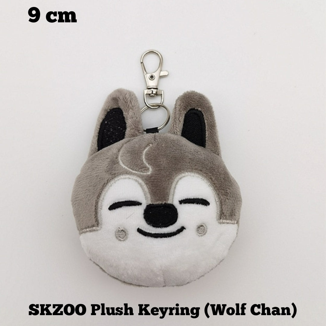 [On hand] Stray Kids SKZOO Plush Keyring (Wolf Chan)