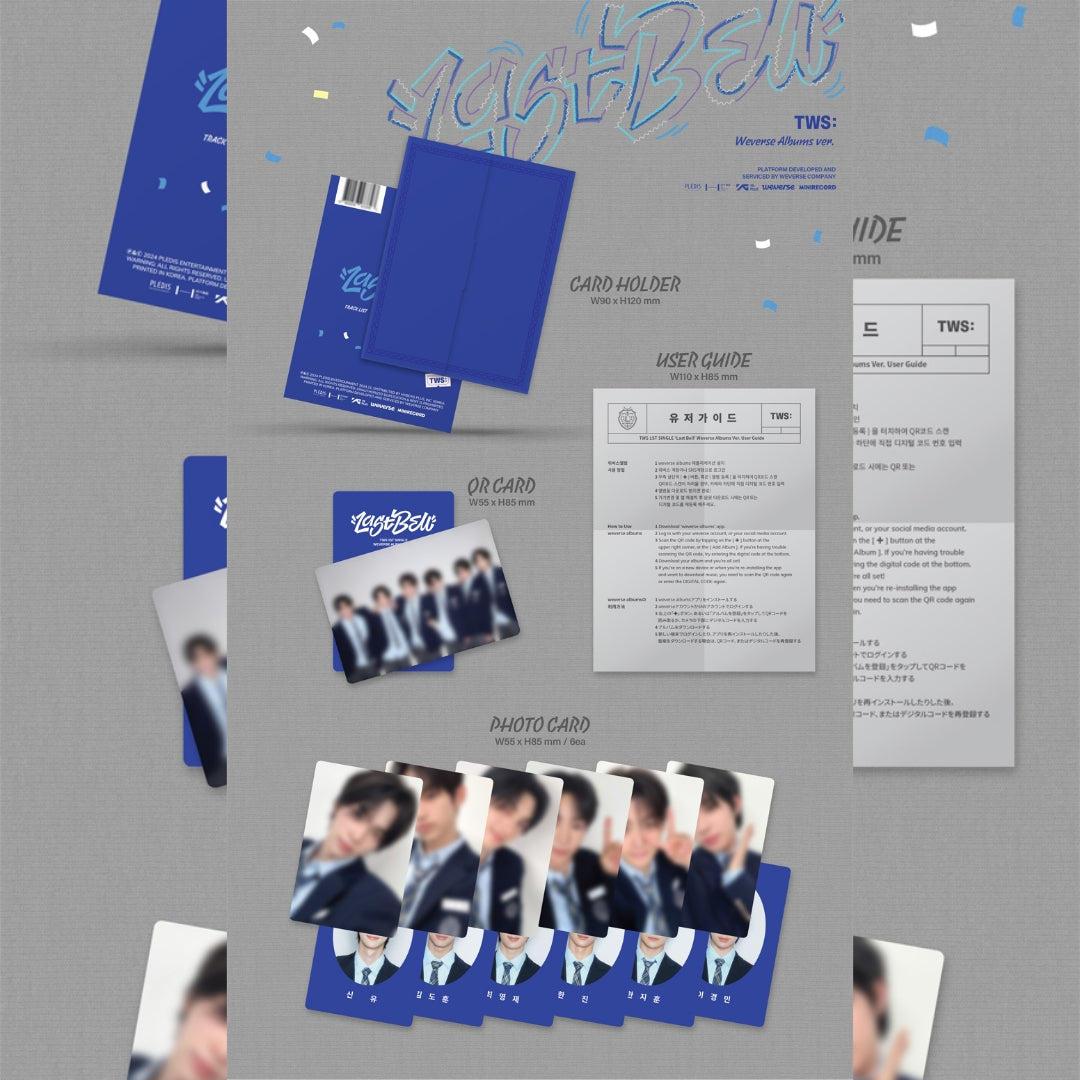 Preorder] TWS - 1st Single 'Last Bell' (Weverse Albums ver