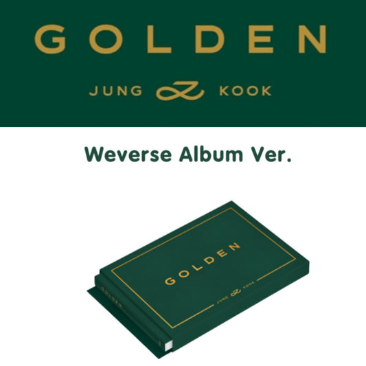 Jung Kook 1st Solo Album 'Golden' (Weverse Albums ver.)