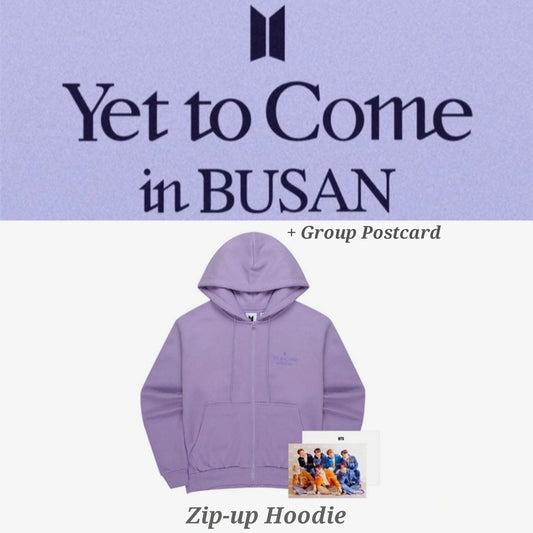 BTS 'Yet To Come' in Busan Zip-Up Hoodie (Group Post Card Included)