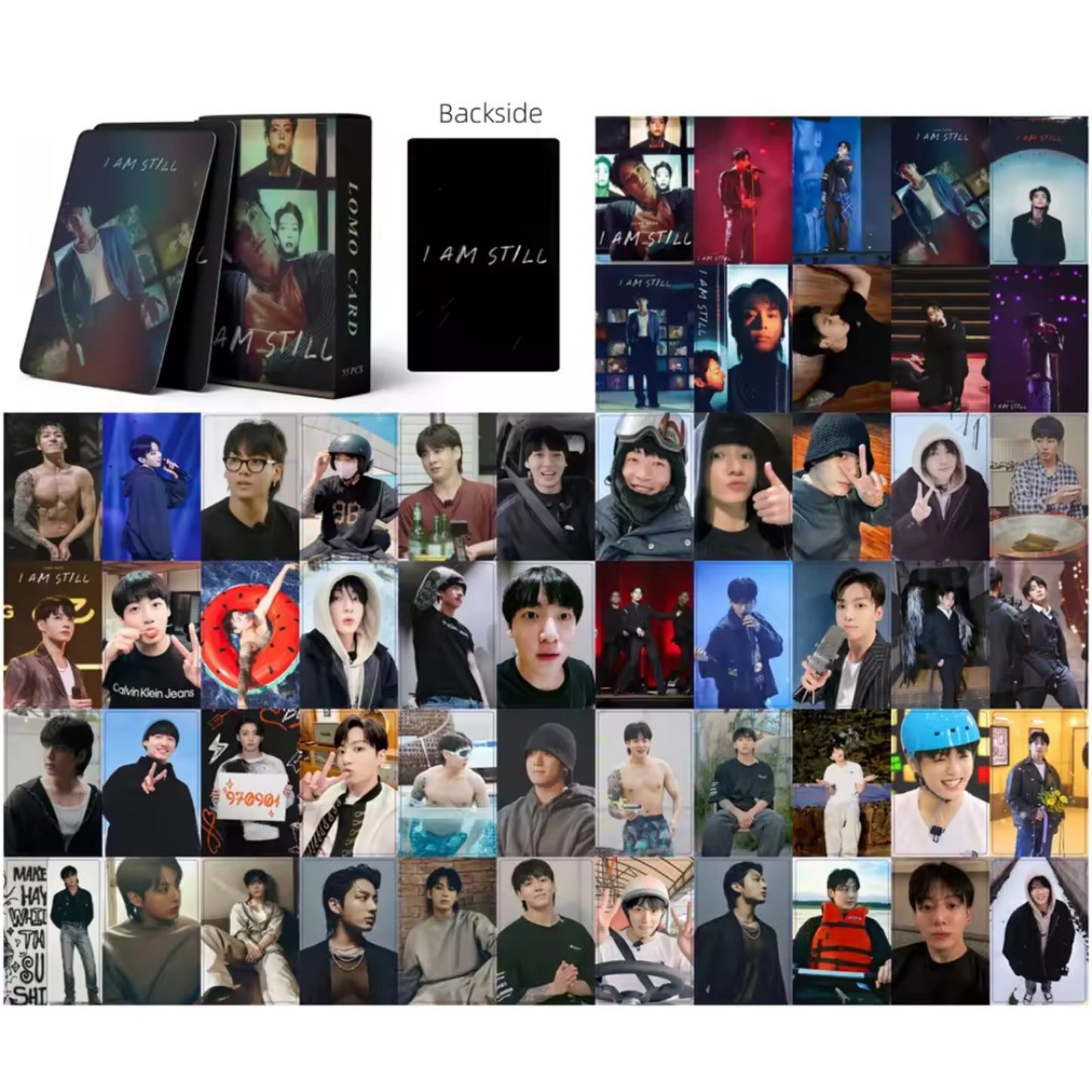 JUNG KOOK 'I AM STILL' Photocards (55 pcs)