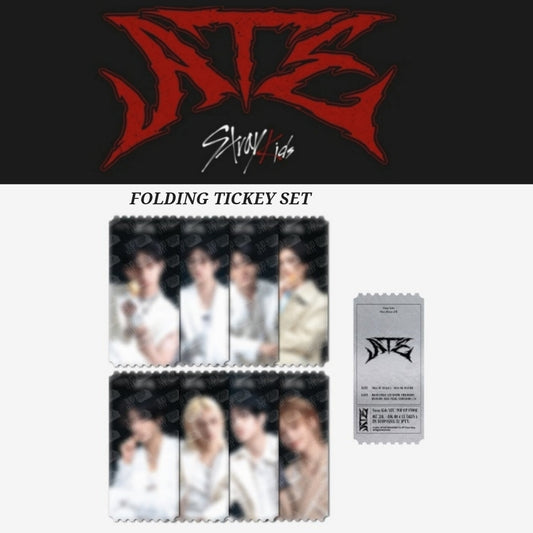 [Preorder] Stray Kids 'ATE' POP UP OFFICIAL MD - FOLDING TICKET SET