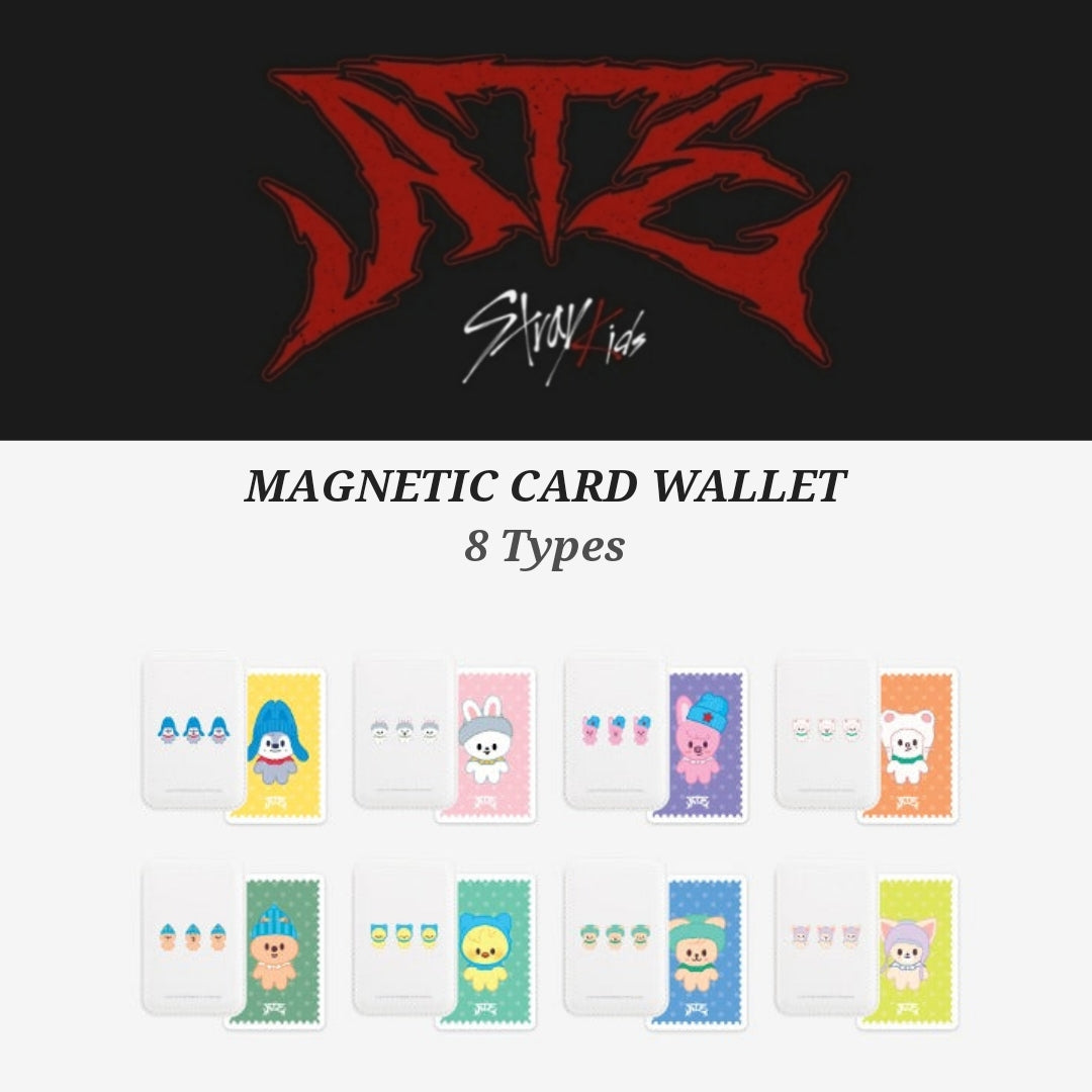 [Preorder] Stray Kids 'ATE' POP UP OFFICIAL MD - MAGNETIC CARD WALLET ...