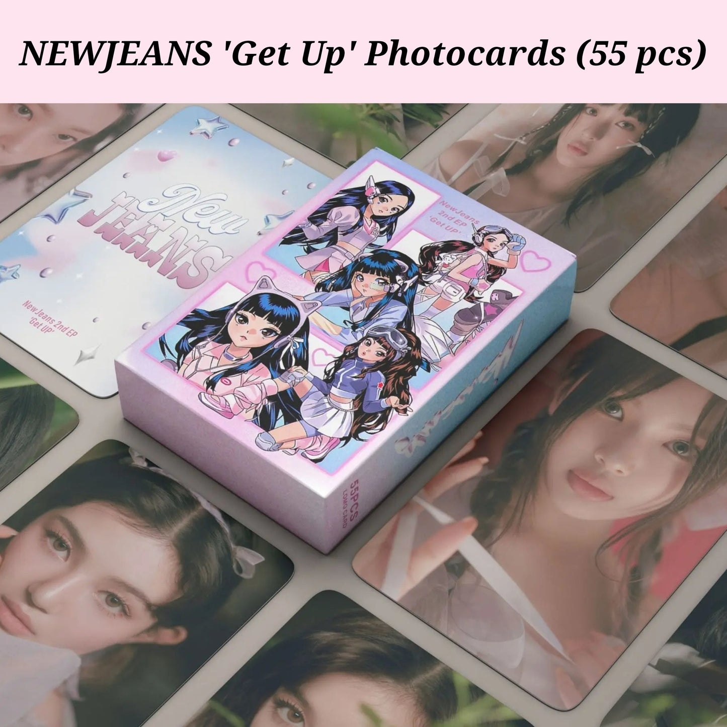 [Preorder] NewJeans 'Get Up' Photocards (55 pcs)