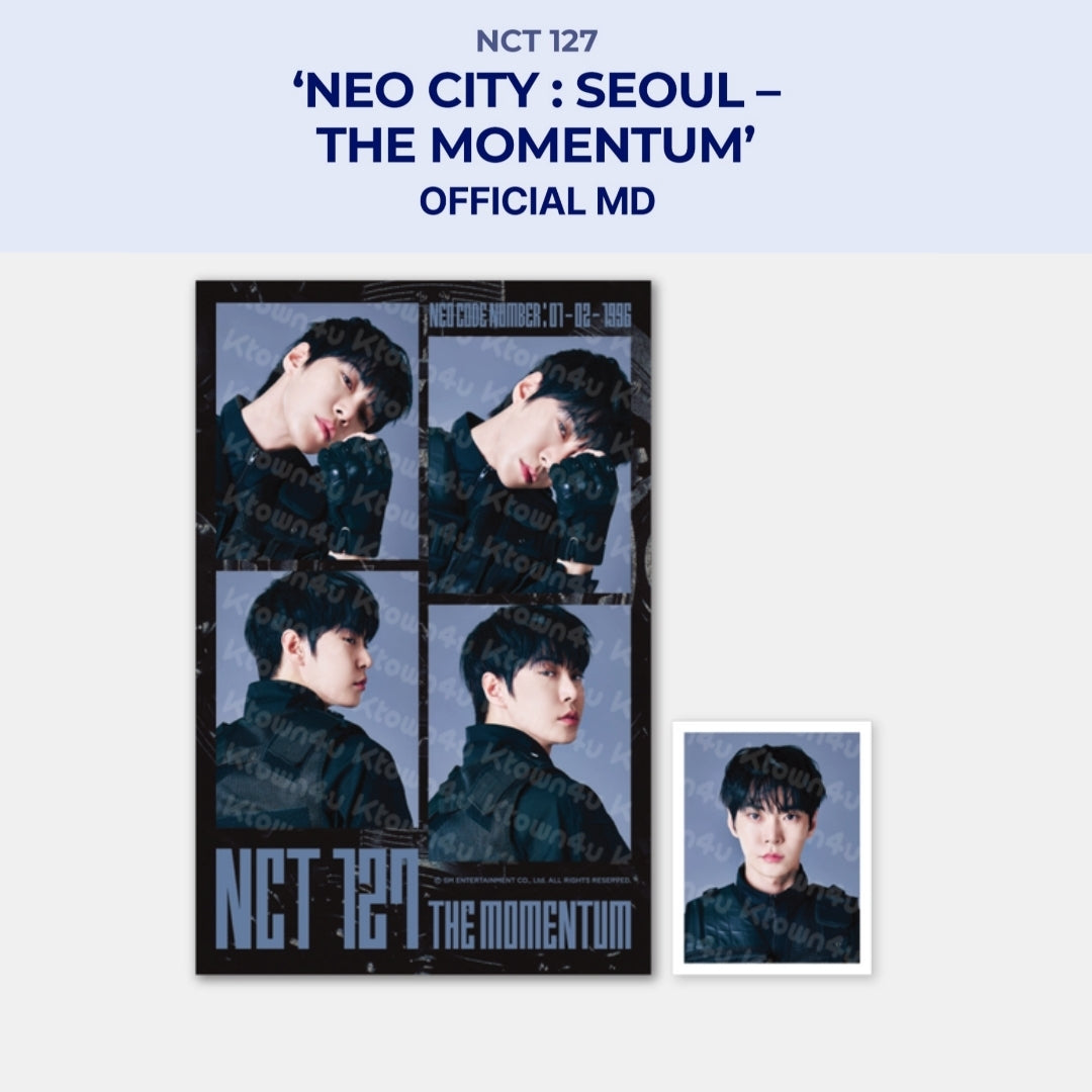 [LIMITED] NCT 127 - [NEO CITY : SEOUL – THE MOMENTUM] Official MD - 4 CUT PHOTO + ID PHOTO SET