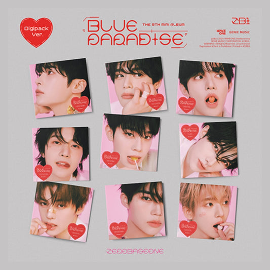 [Preorder] ZEROBASEONE The 5th Mini Album 'Blue Paradise' (Digipack ver - Random)