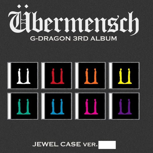 [Preorder] G-DRAGON 3rd Album - ÜBERMENSCH (JEWEL VER.)
