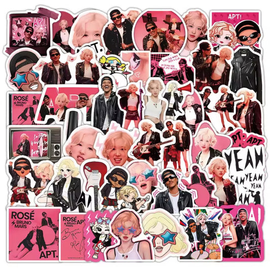 Rose – APT Ft. Bruno Mars Stickers (52 pcs)