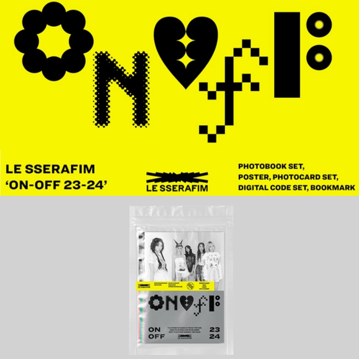 [Preorder] LE SSERAFIM - 'ON-OFF 23-24' Digital Code