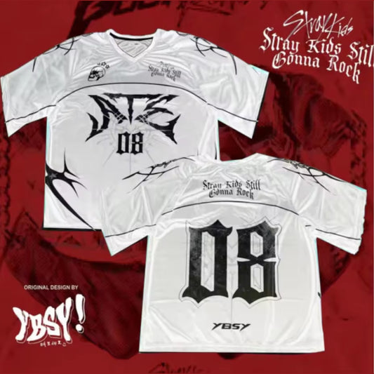 [Preorder] Stray Kids 'ATE' Jersey (White)
