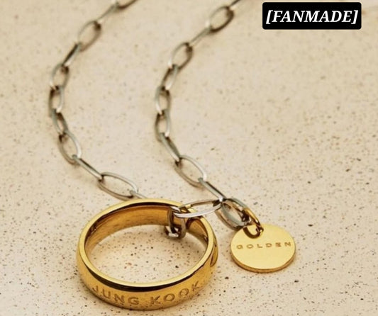 Jung Kook 'Golden' Necklace + Pendant