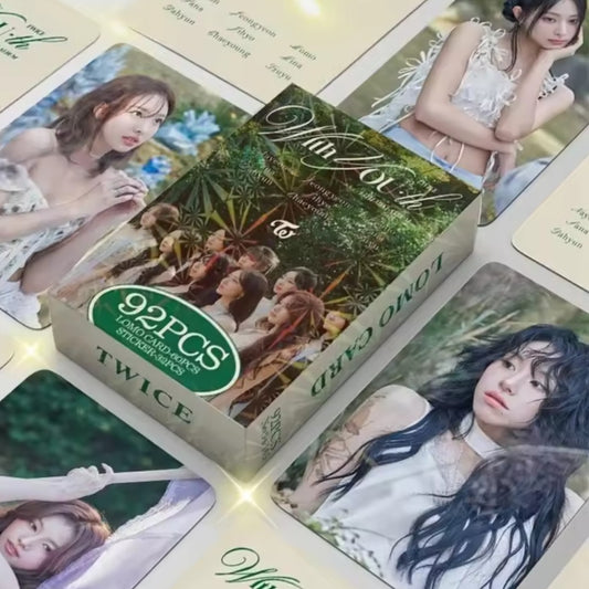 [Preorder] Twice 'With YOUth' Photocards + Stickers