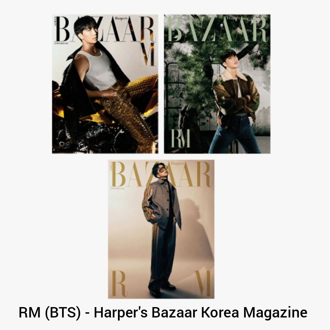 [Preorder] RM (BTS) - Harper's Bazaar Korea Magazine (September Issue)
