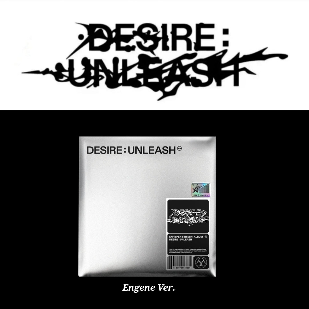 Enhypen 6th Mini Album 'DESIRE: UNLEASH' (Engene ver - Random)
