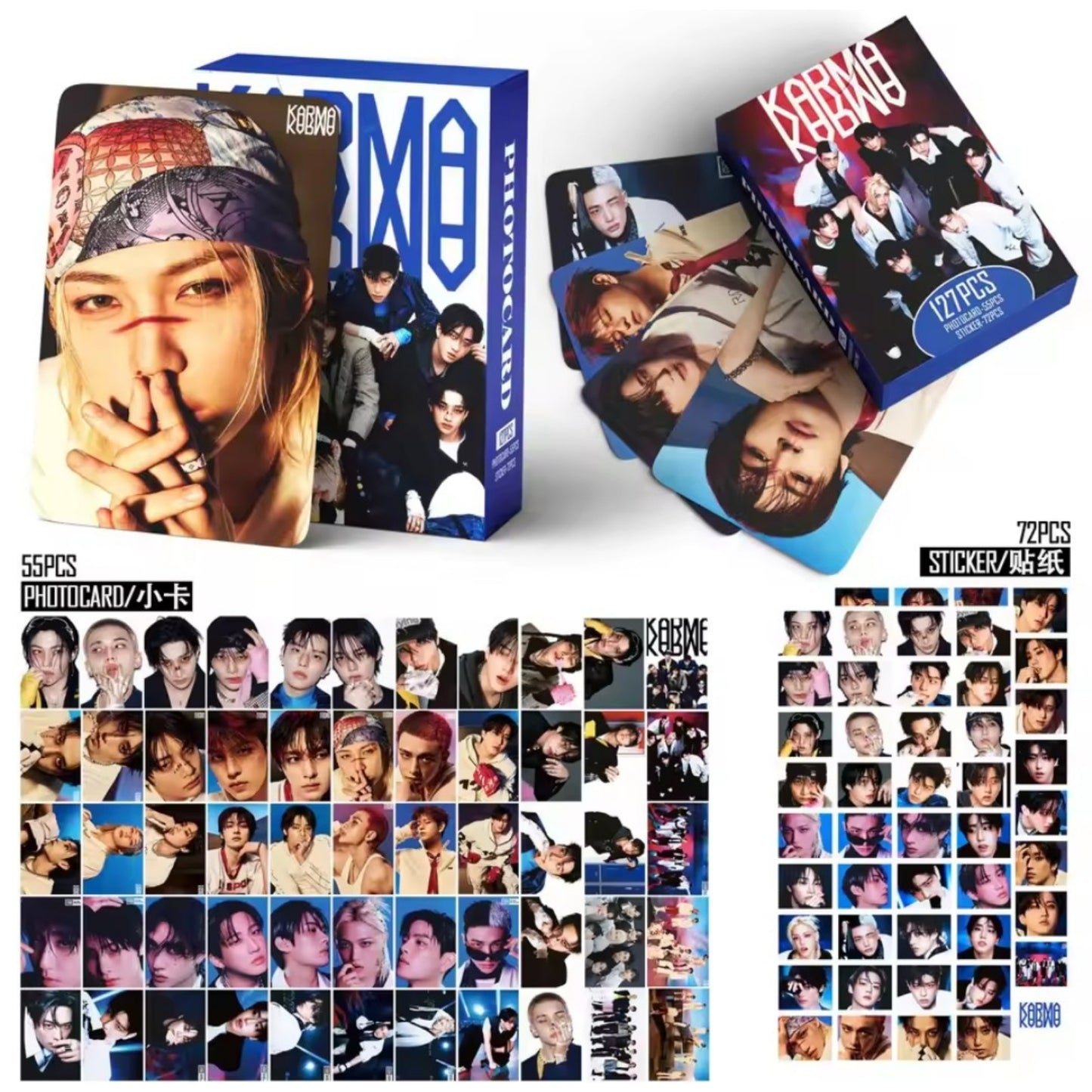 [Restock Soon] Stray Kids - KARMA Photocards + Stickers