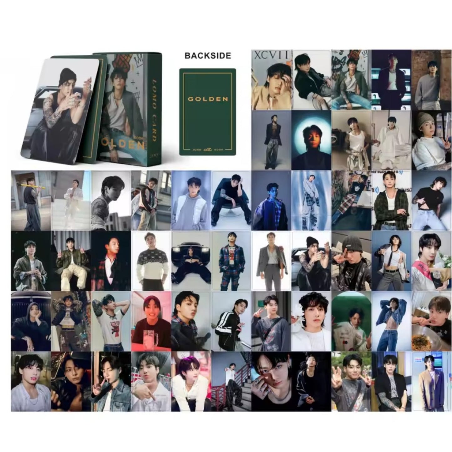 Jung Kook 'GOLDEN' Photocards (54 pcs)