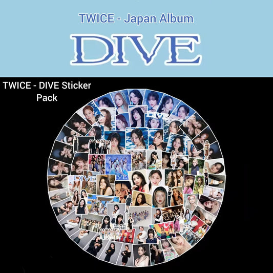 [Restock] Twice - Japan Album 'DIVE' Stickers