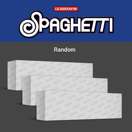 [Preorder] LE SSERAFIM 1st Single Album - 'SPAGHETTI' (Photobook Ver - Random)