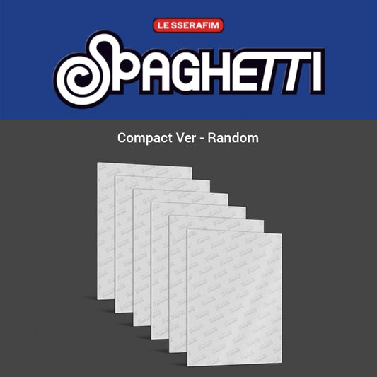 [Preorder] LE SSERAFIM 1st Single Album - 'SPAGHETTI' (Compact Ver - Random)