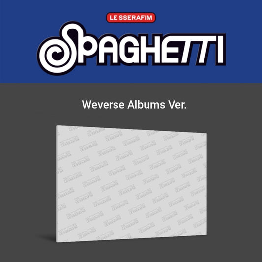 [Preorder] LE SSERAFIM 1st Single Album - 'SPAGHETTI' (Weverse Albums Ver.)