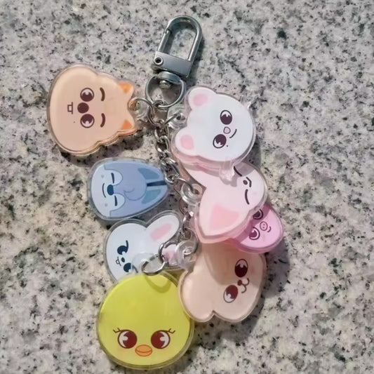 [Restock] Stray Kids SKZOO - Acrylic Pendant Keyring