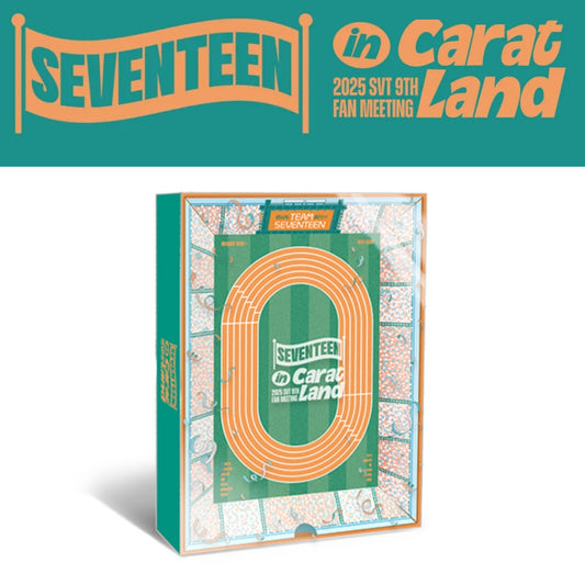 [Preorder] SEVENTEEN - 2025 SVT 9TH FAN MEETING SEVENTEEN in CARAT LAND MEMORY BOOK+