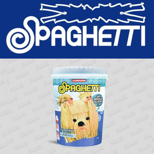 [Preorder] [Limited] LE SSERAFIM 1st Single Album - 'SPAGHETTI' (Stress Ball Ver.)