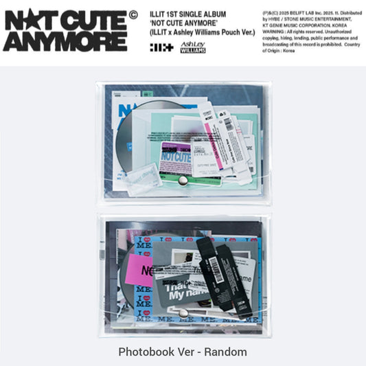 [Preorder] ILLIT - 1st Single Album 'NOT CUTE ANYMORE' (Photobook Ver.) (No P.O.B / Makestar P.O.B)