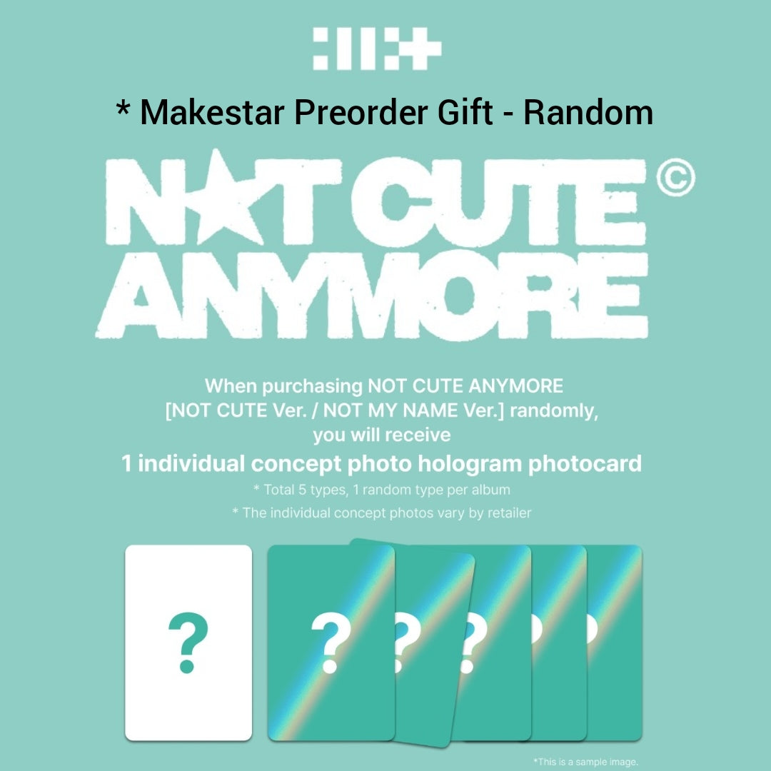 [Preorder] ILLIT - 1st Single Album 'NOT CUTE ANYMORE' (Photobook Ver.) (No P.O.B / Makestar P.O.B)