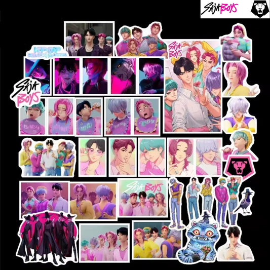 [Restock] Kpop Demon Hunters Stickers (Saja Boys Ver.)