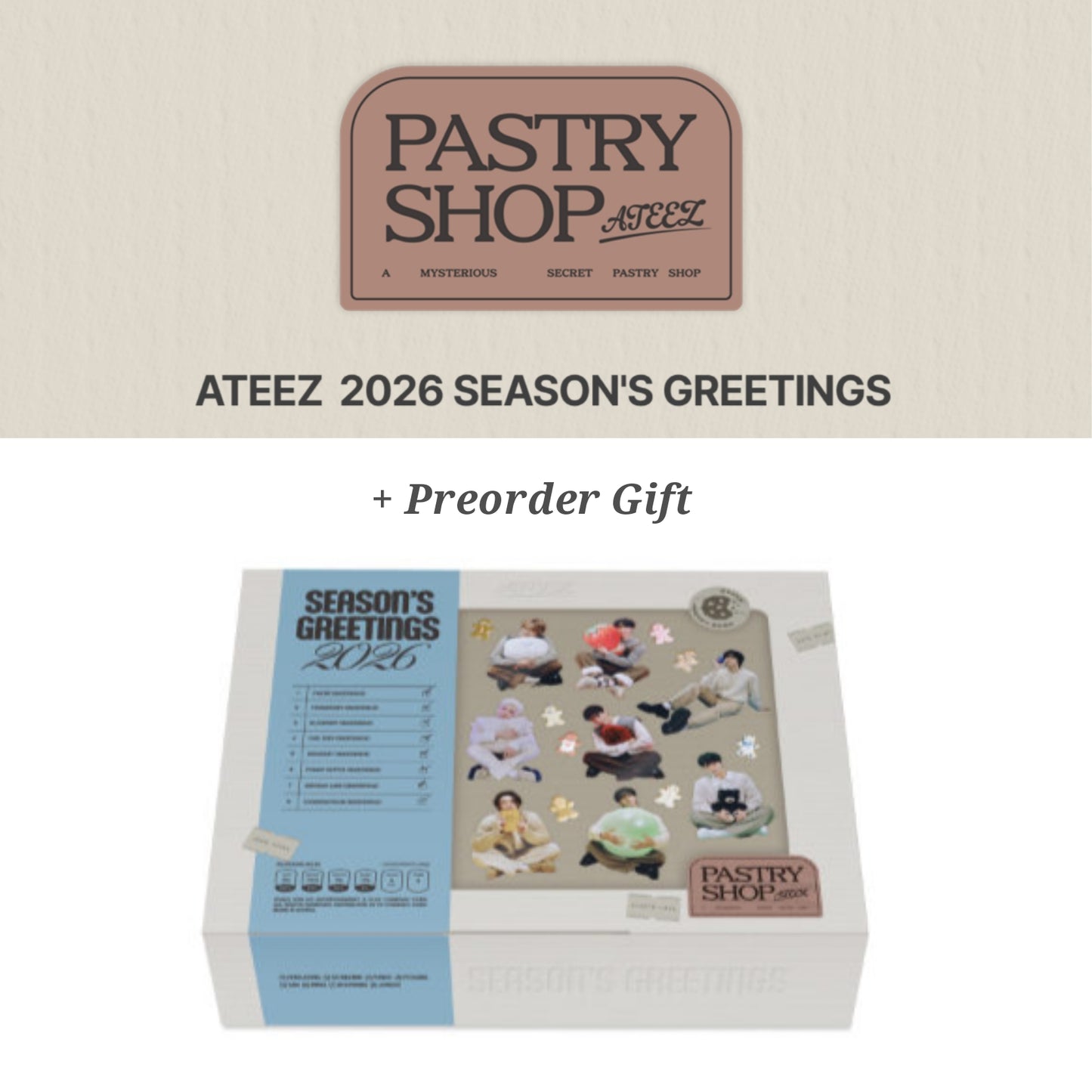 [Preorder] [Limited] ATEEZ - 2026 Season's Greetings (+ Preorder Gift)