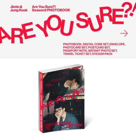 [Preorder] [LIMITED] BTS JIMIN & JUNG KOOK - ARE YOU SURE?! SEASON2 PHOTOBOOK